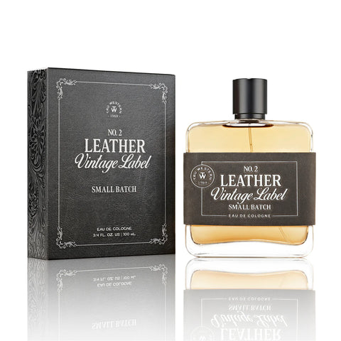 No. 2 Leather Vintage Label Small Batch Cologne