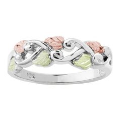 Black Hills Gold Sterling Silver Open Vine Ring - Wall Drug Store