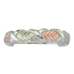 Black Hills Gold Sterling Silver Leaf Band - Wall Drug Store