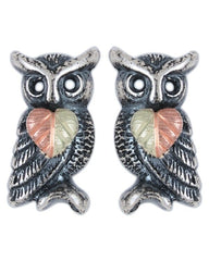 Black Hills Gold Owl Earrings - Wall Drug Store