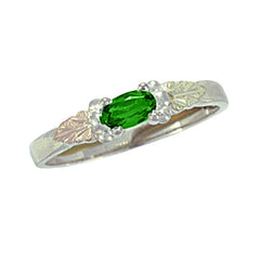 Landstrom's Black Hills Gold Sterling Silver Birthstone Ring - May - Wall Drug Store