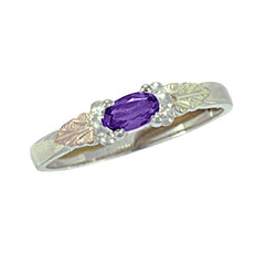 Landstrom's Black Hills Gold Sterling Silver Birthstone Ring - June - Wall Drug Store