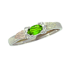 Landstrom's Black Hills Gold Sterling Silver Birthstone Ring - August - Wall Drug Store