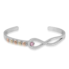 Landstrom's Black Hills Gold & Silver Love Knot Cuff Bracelet - Wall Drug Store