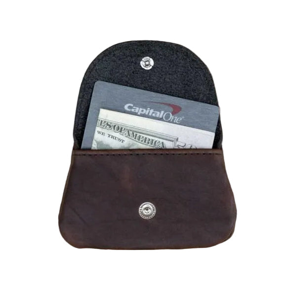 Snap Leather Coin Purse - Wall Drug Store