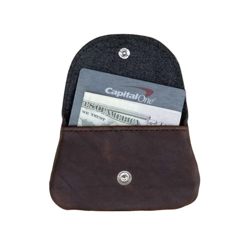 Snap Leather Coin Purse - Wall Drug Store