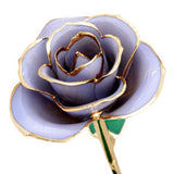 Sweet Lilac 24K Gold Dipped Rose