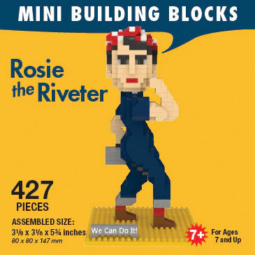 Rosie the Riveter Mini Building Blocks