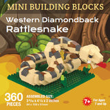 Western Diamondback Rattlesnake Mini Building Blocks