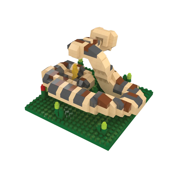 Western Diamondback Rattlesnake Mini Building Blocks | Wall Drug Store