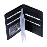 Leather Deluxe Hipster Bifold Wallet - Buffalo - Wall Drug Store