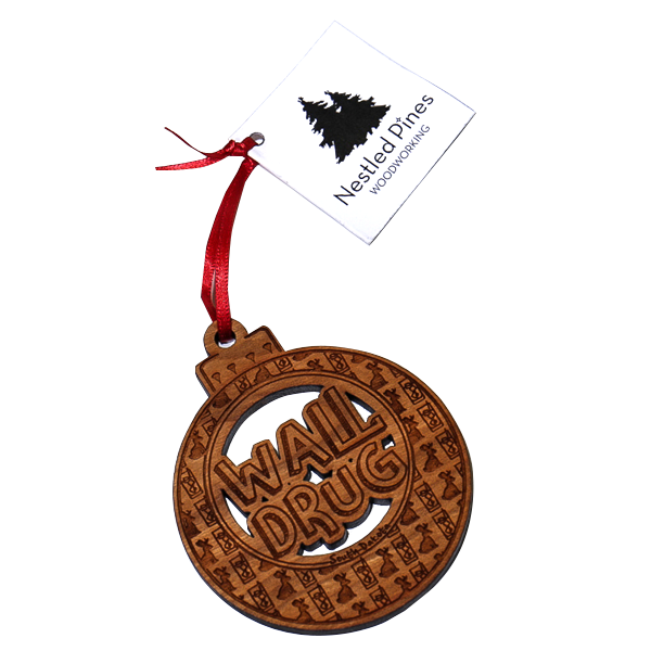 Wall Drug Wood Ornament - Wall Drug Store