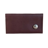 Leather Checkbook Cover with Buffalo Nickel - Wall Drug Store