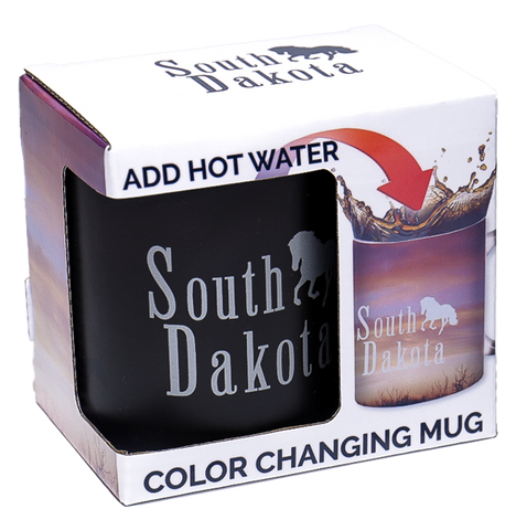 South Dakota Horse Color Changing Mug - Wall Drug Store