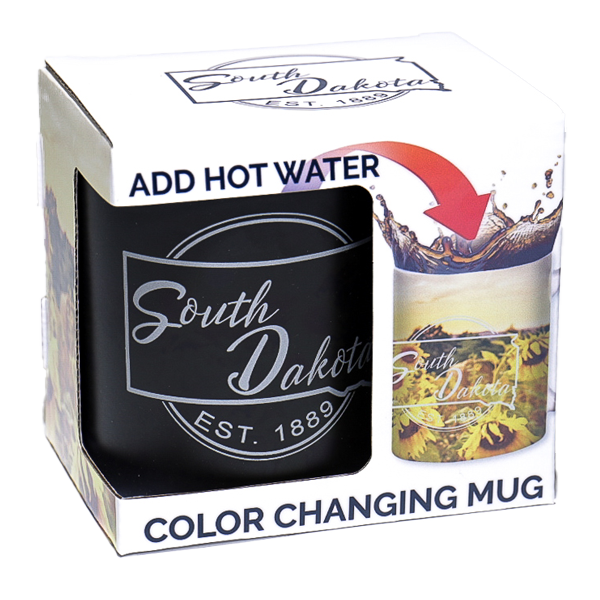 South Dakota Sunflower Color Changing Mug - Wall Drug Store