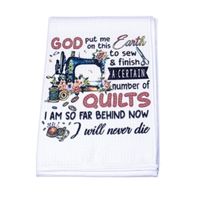 Put on this Earth to Sew Kitchen Towel - Wall Drug Store