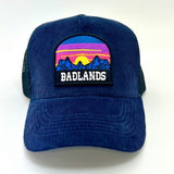Badlands Navy Corduroy Sunset Baseball Hat - Wall Drug Store
