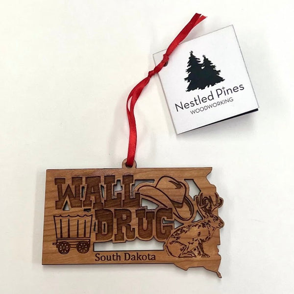 Wall Drug South Dakota Wood Laser Cut Ornament Wall Drug Store
