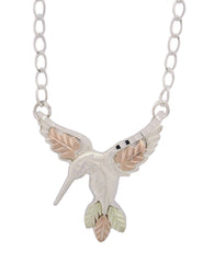 Black Hills Gold Sterling Silver Hummingbird Necklace - Wall Drug Store