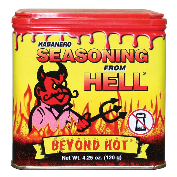Habanero Hot Spicy Salt Free Seasoning From Hell 4.25 oz. - Wall Drug Store