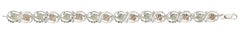 Black Hills Gold Sterling Silver Filigree Leaf Bracelet - Wall Drug Store