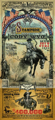 Buffalo Bill Cody Stampede Rodeo Poster - Wall Drug Store