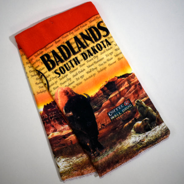 Badlands South Dakota Tea Towel - Wall Drug Store