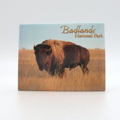 Badlands Buffalo Badge Magnet - Wall Drug Store