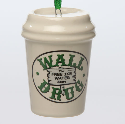 Wall Drug Cup Ceramic Ornament - Wall Drug Store