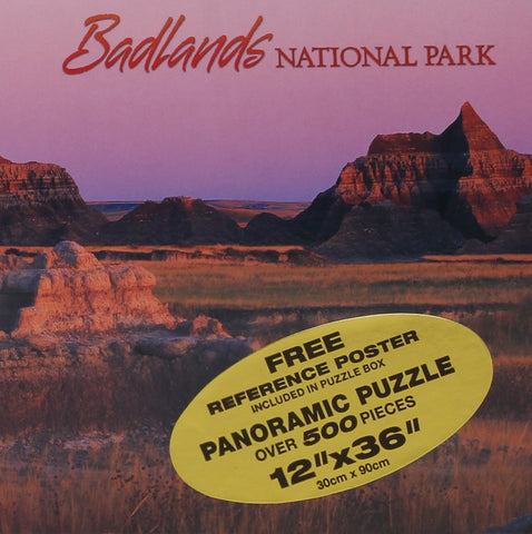 Badlands Panoramic Puzzle - Wall Drug Store