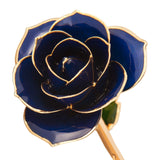 Midnight Blue 24K Gold Dipped Rose - Wall Drug Store