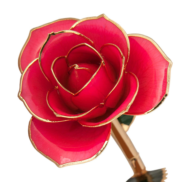 Pretty in Pink 24K Gold Dipped Rose - Wall Drug Store