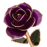 Royal Purple 24K Gold Dipped Rose - Wall Drug Store