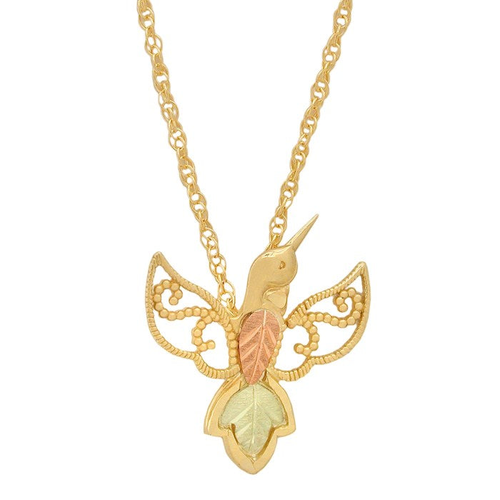 Black Hills Gold Hummingbird Pendant Wall Drug Store